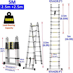 5m Telescopic Ladder Hire