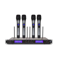 4 x Audio RM Handheld Radio Microphone System