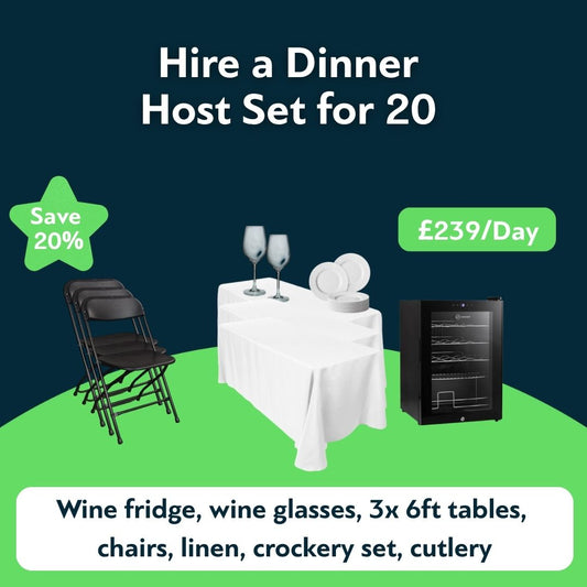 Dinner Host Bundle for 20 Hire